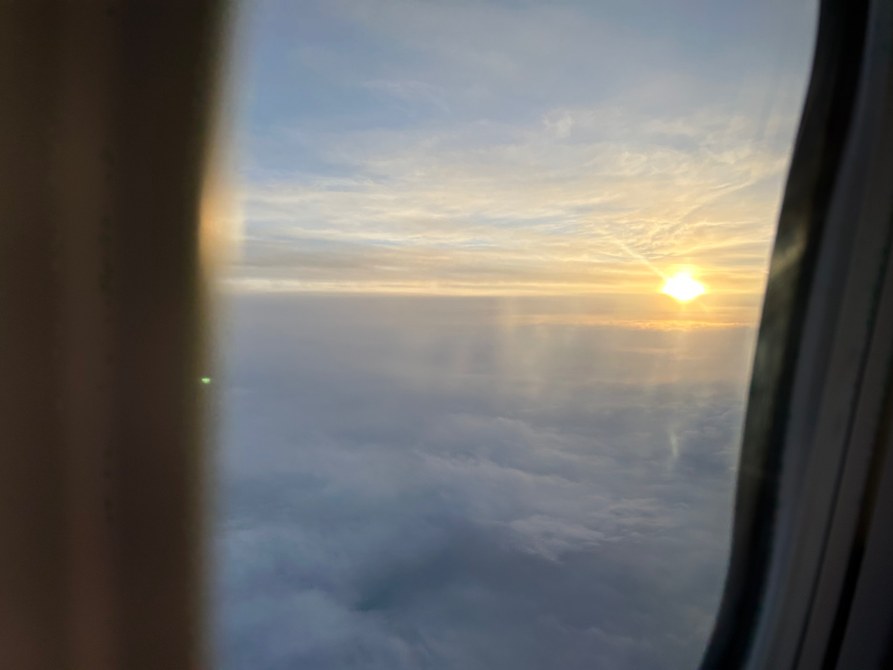 Flying into the Sunrise